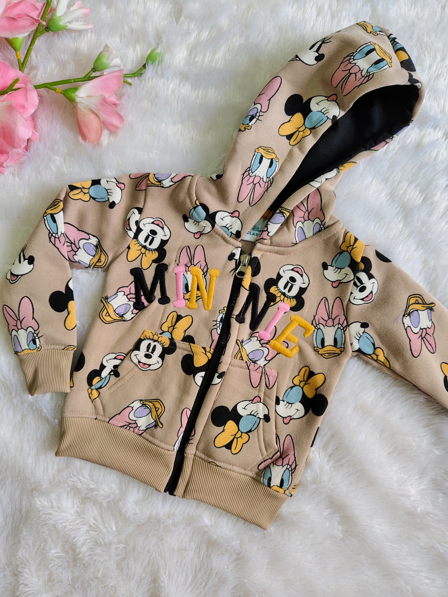 Cozy Beige Zip-Up Jacket