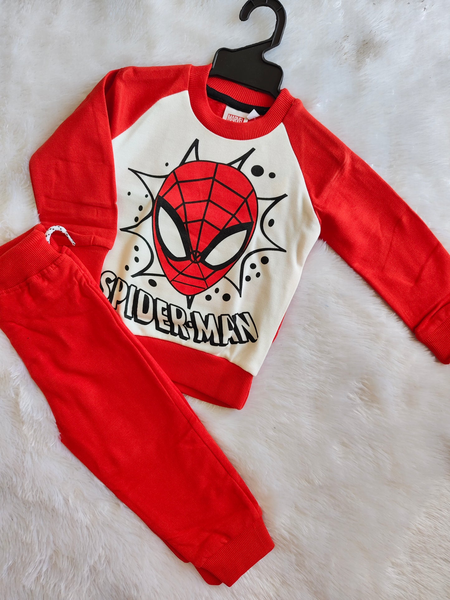 Heroic Kids' Spider-Man Themed Tracksuit Set light fleece