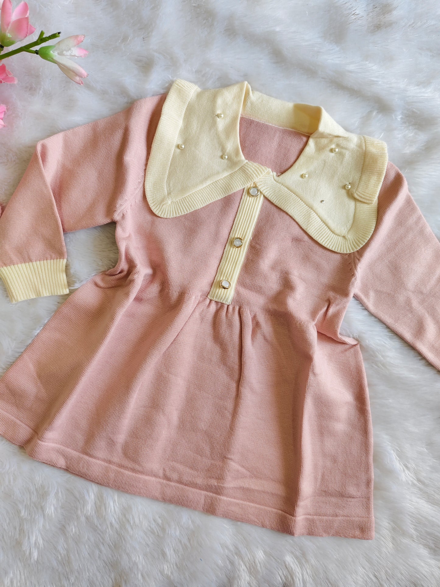 Delicate Layered Dress for Little Angels