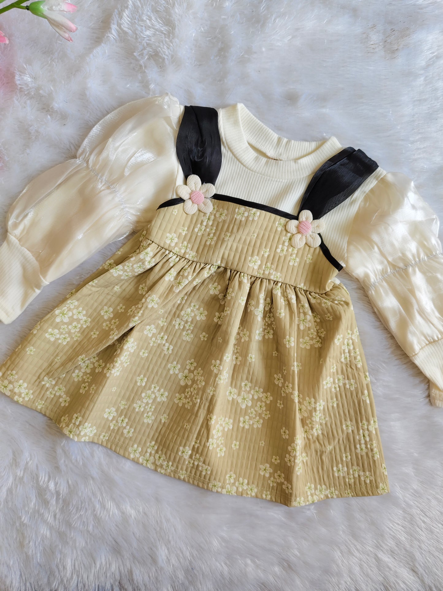 Stylish Layered Baby Girl Dress for Special Occasions