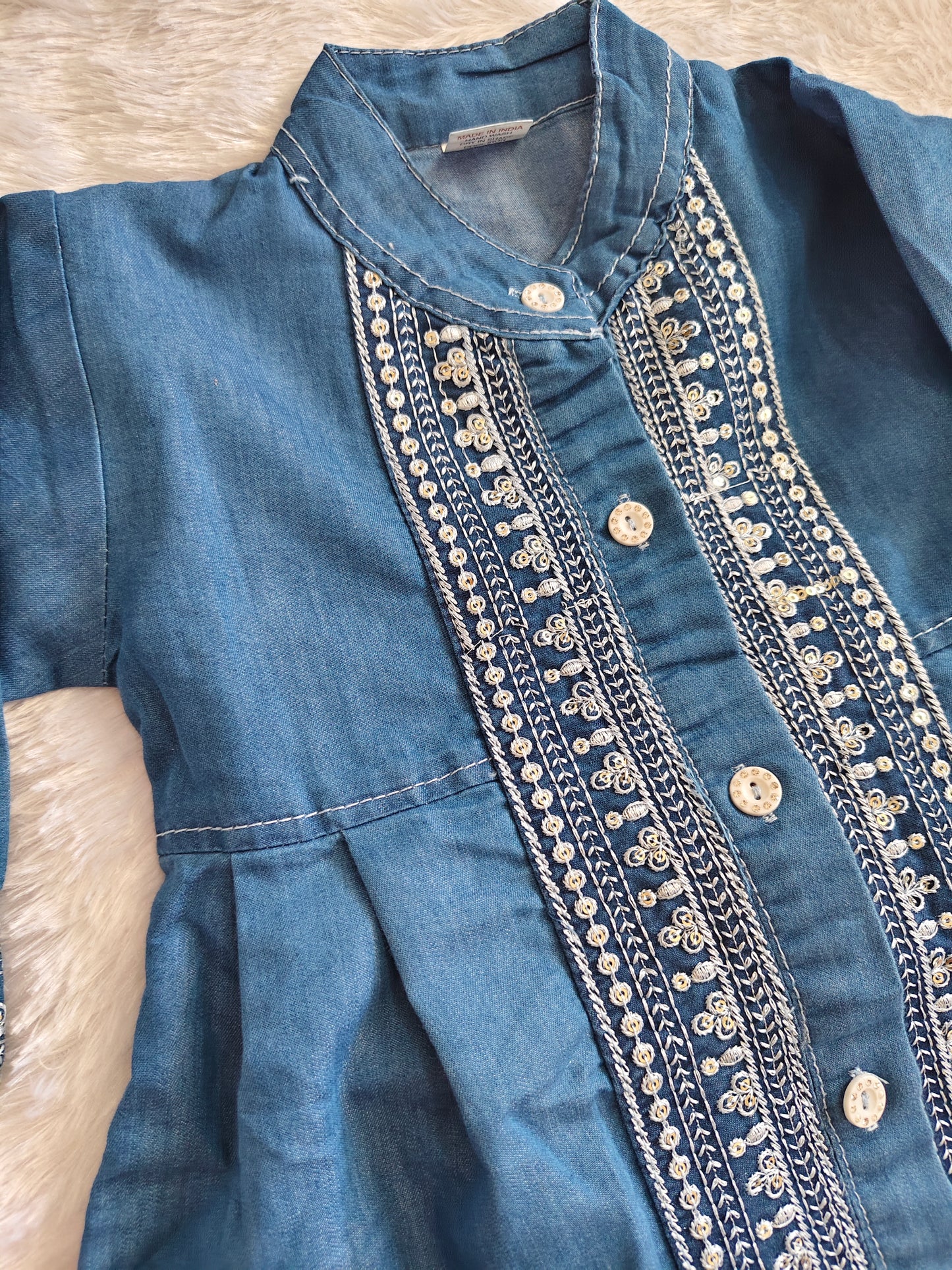Classy denim cord set
