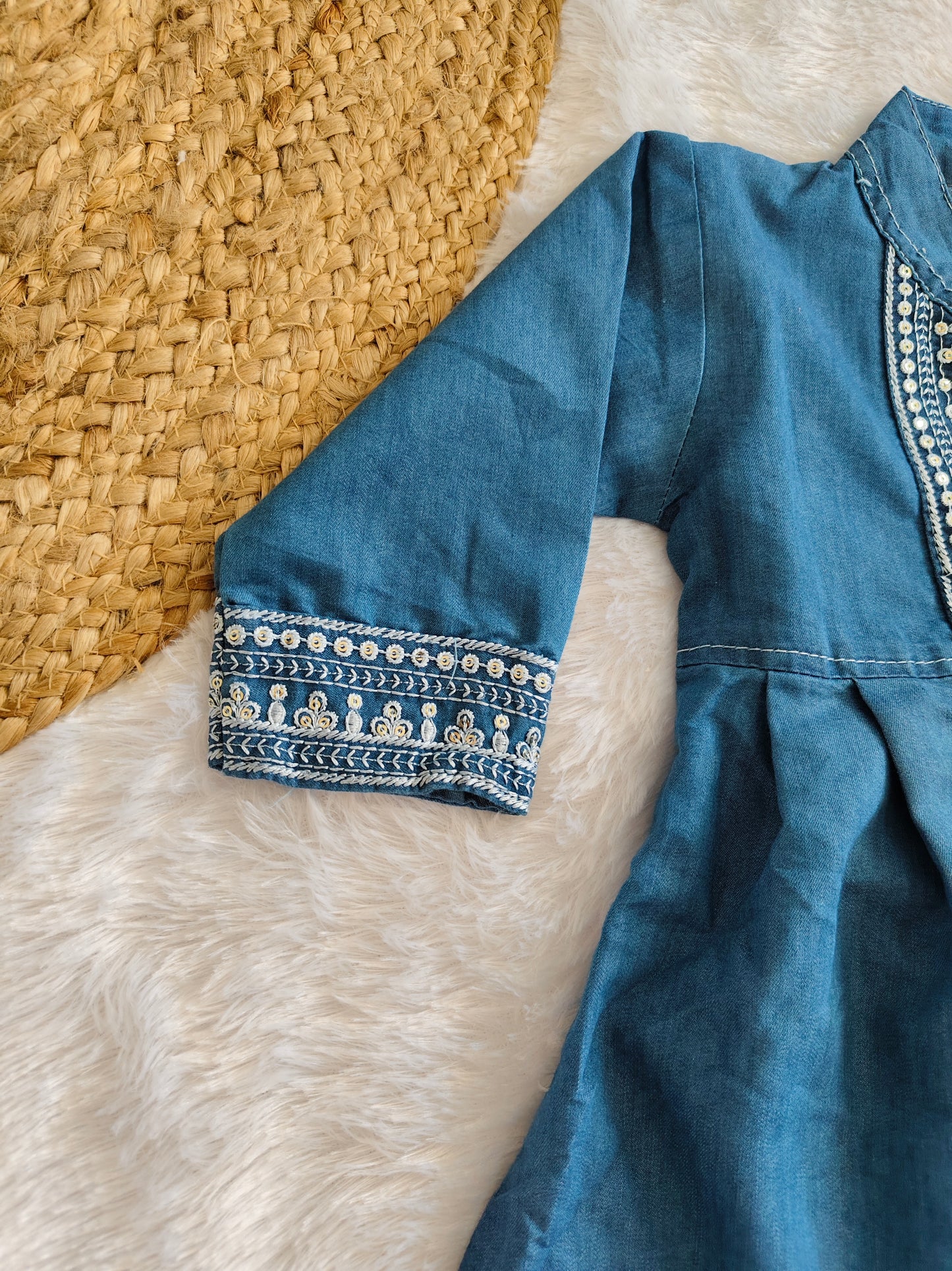Classy denim cord set