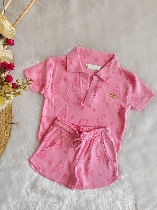 Heart and kitty summer set