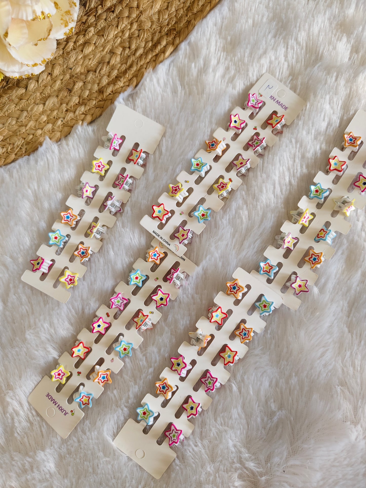 Star hair clips
