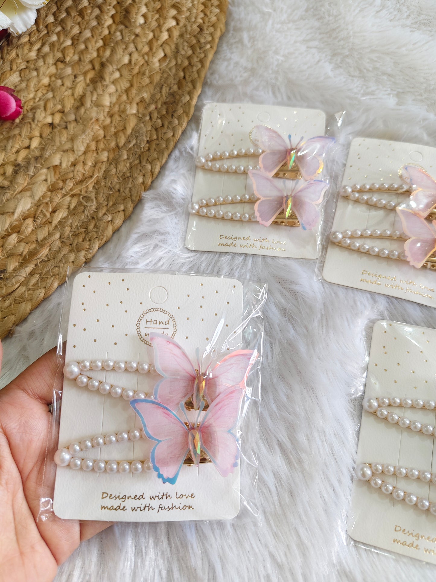Butterfly tic tak pins