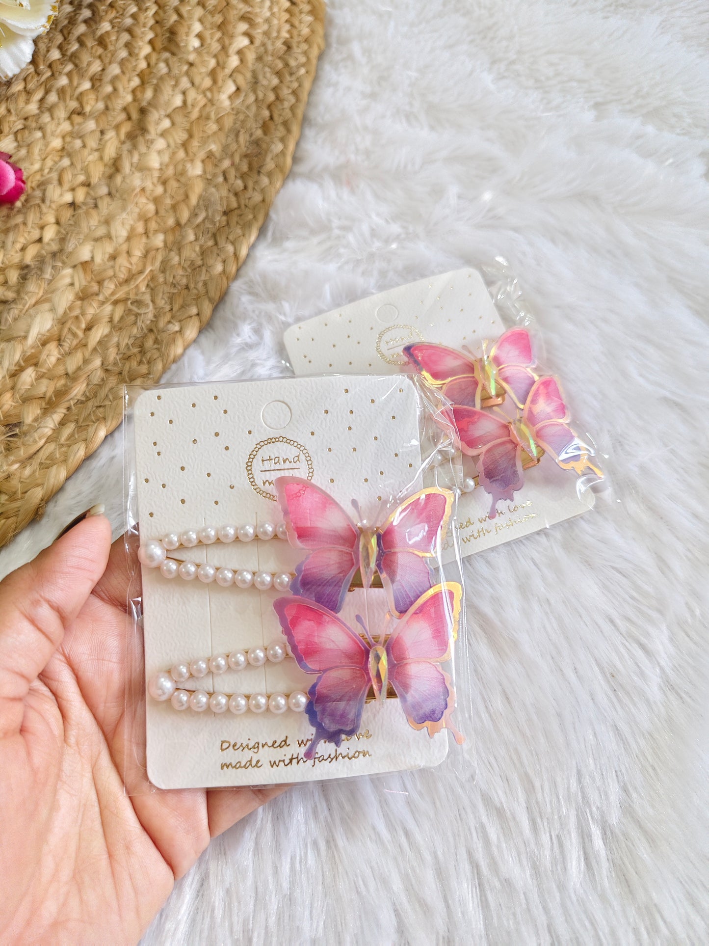 Butterfly tic tak pins