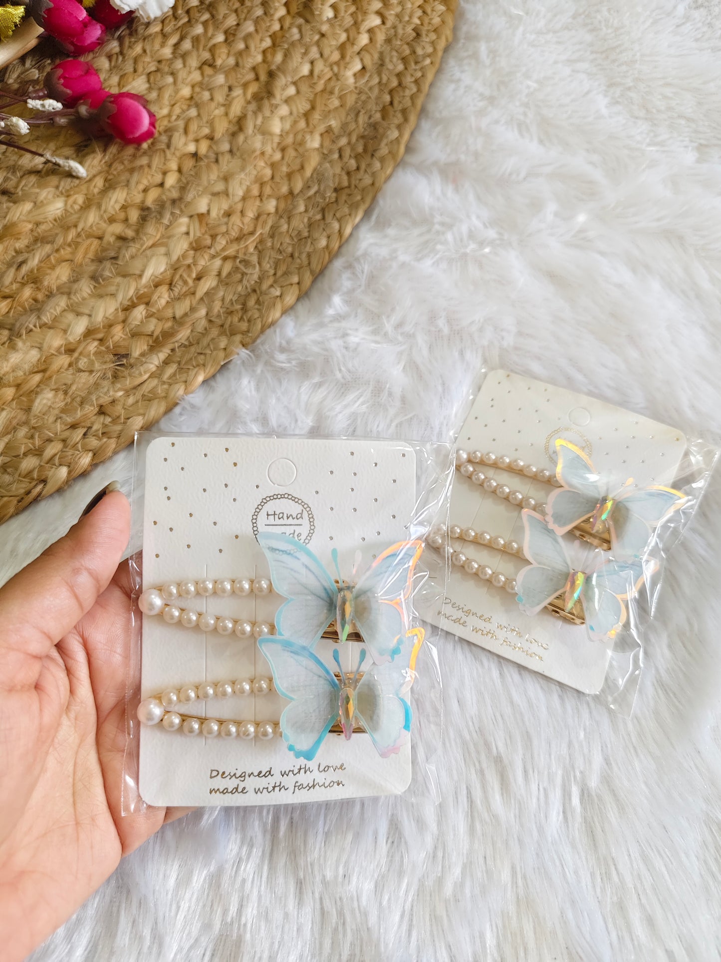 Butterfly tic tak pins
