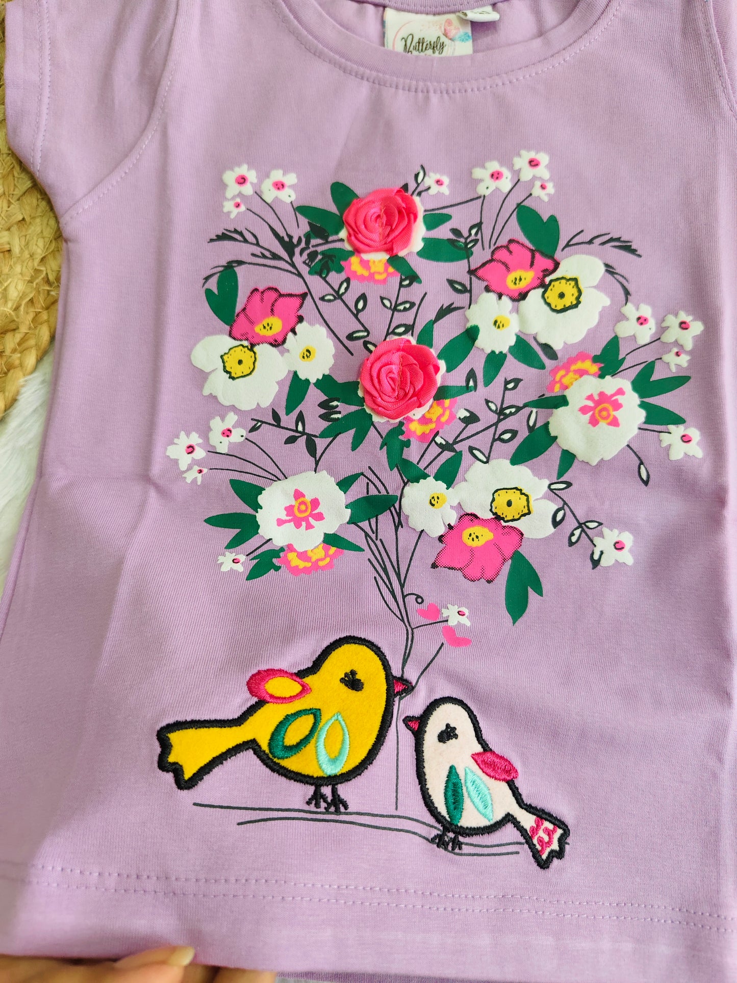 Lavender Lovebirds Tee