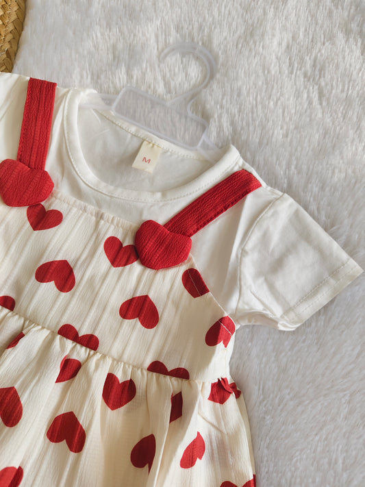 Heart cute frock