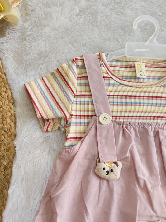 Mushroom Magic Pinafore frock