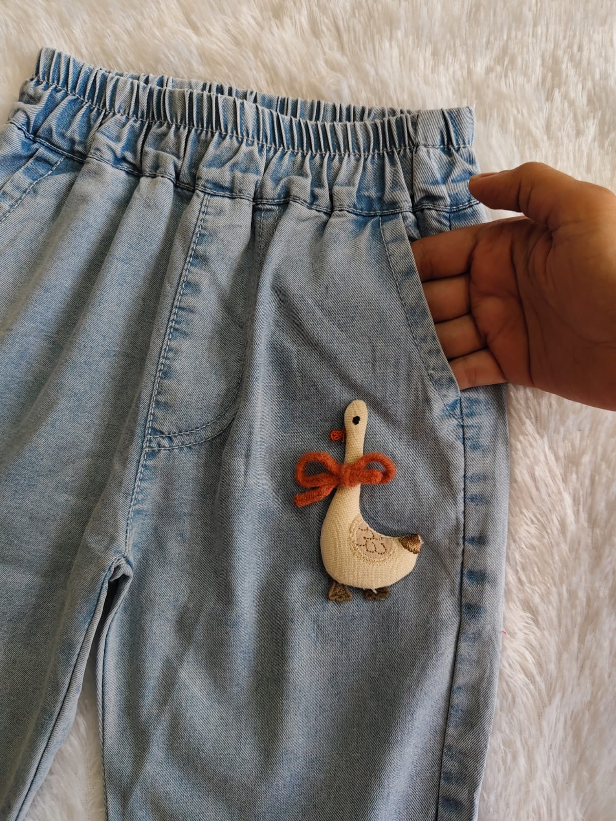 Tiny Quack Denim Pants