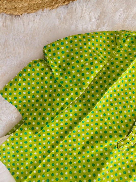 Polka Dot Kurta set