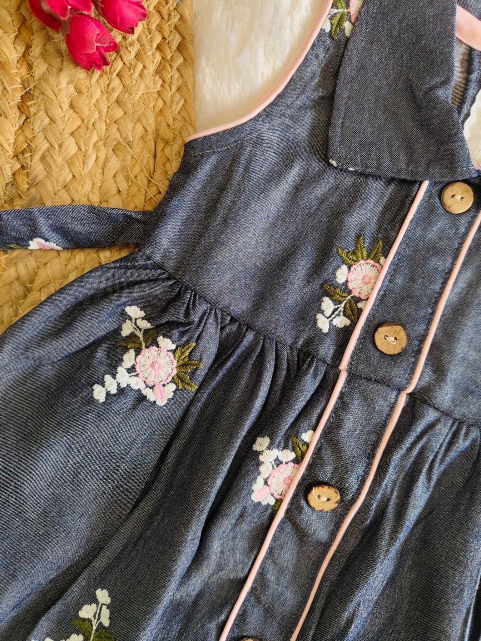 Denim frock