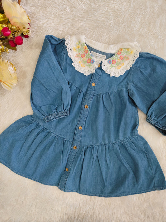 Denim frock