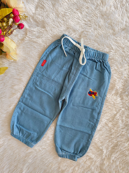 Comfy pants with plane design
