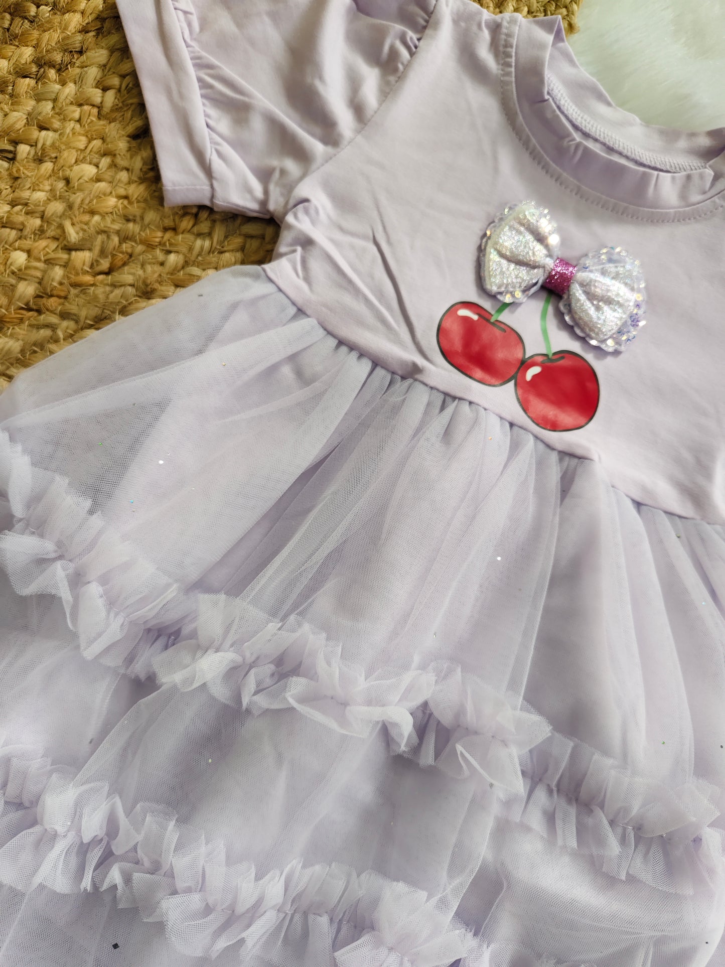 Cherry partywear frock
