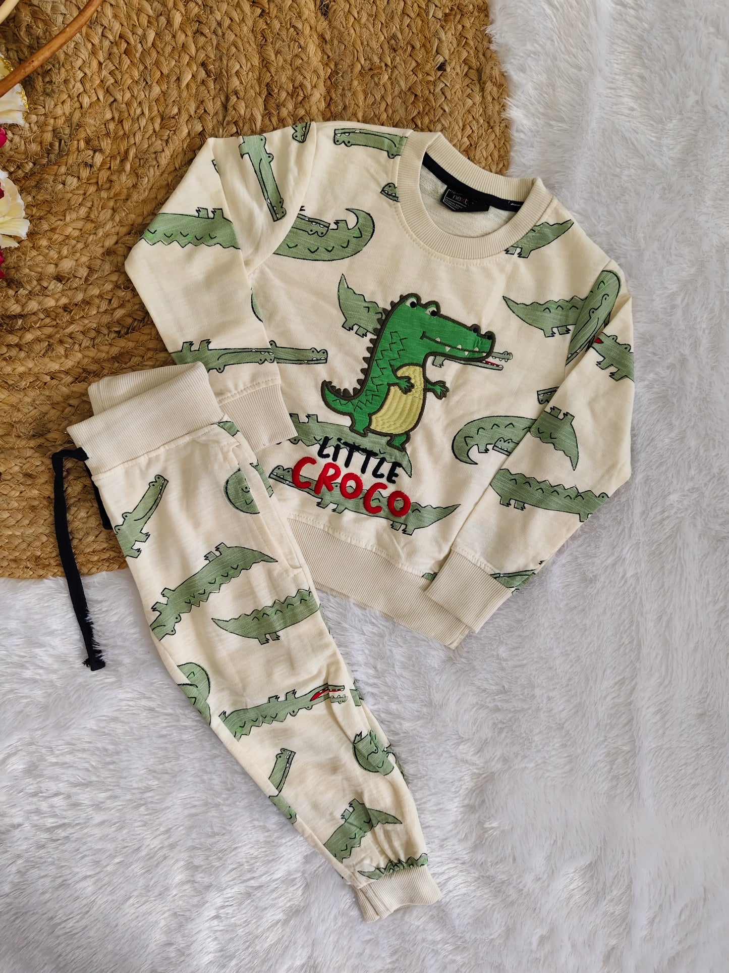 Little croco cord set (non-fleece)