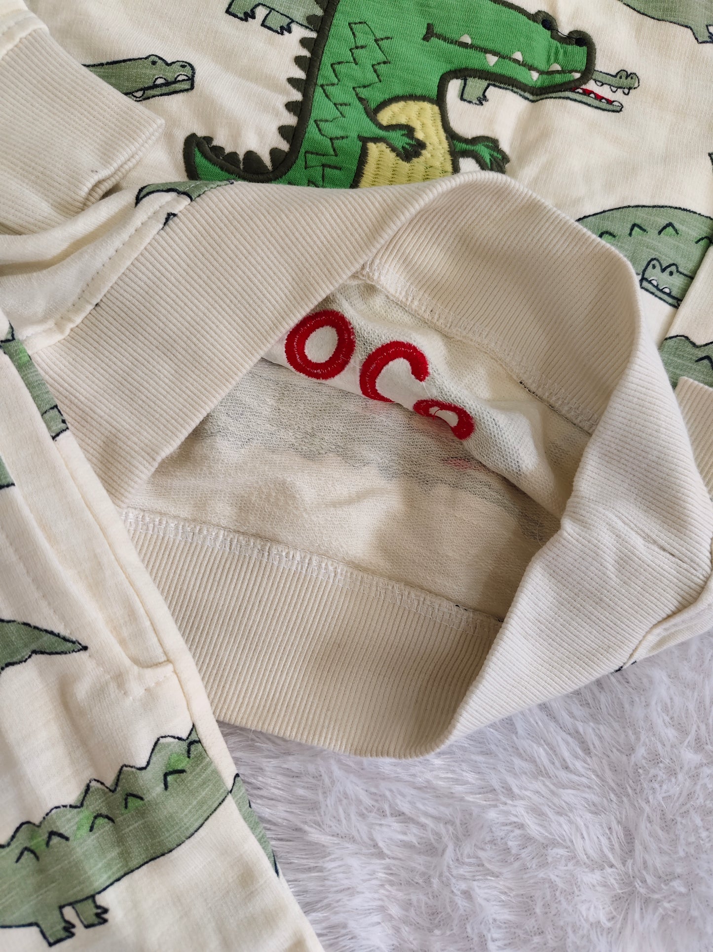 Little croco cord set (non-fleece)