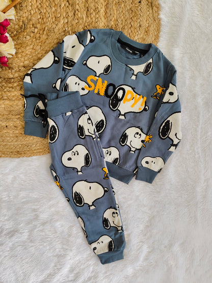 Snoopy spiderman and dino cord sets (light fleece)