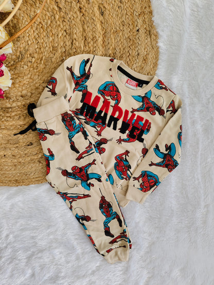 Snoopy spiderman and dino cord sets (light fleece)