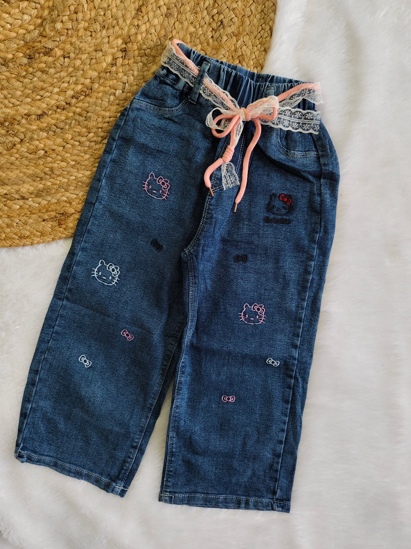 Denim jeans kitty and paris design