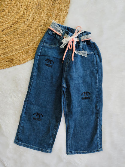 Denim jeans kitty and paris design