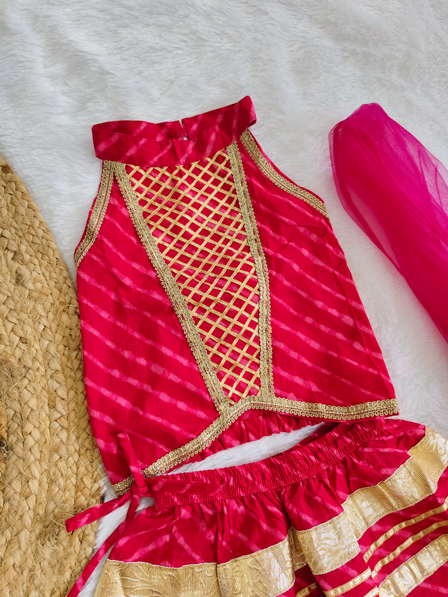 Shimmering ethnic dress