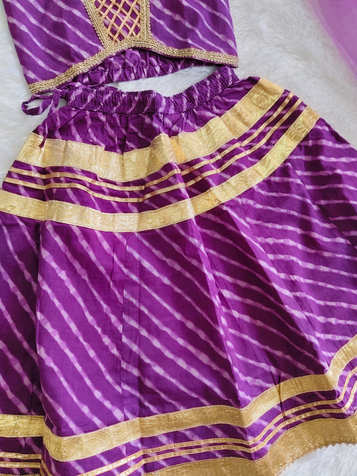 Shimmering ethnic dress