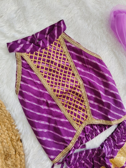 Shimmering ethnic dress