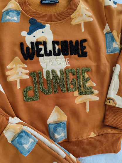 Animal print cord sets (light fleece)