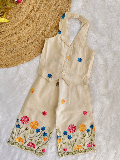 Floral charm cord set