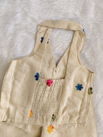 Floral charm cord set