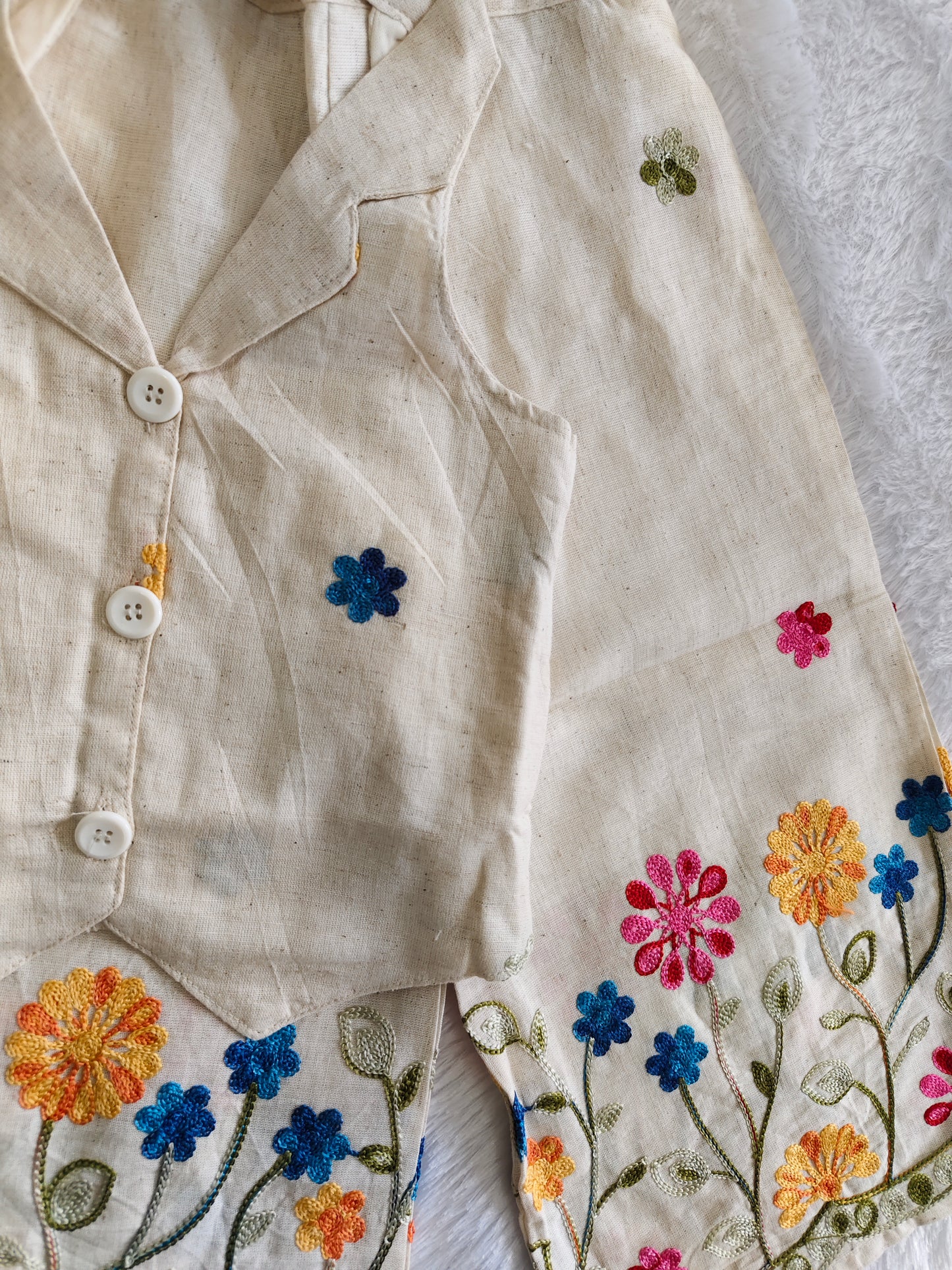 Floral charm cord set