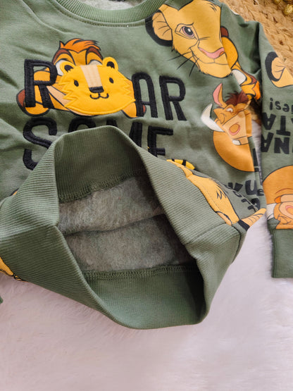 Tiger jurrasic world print cord sets