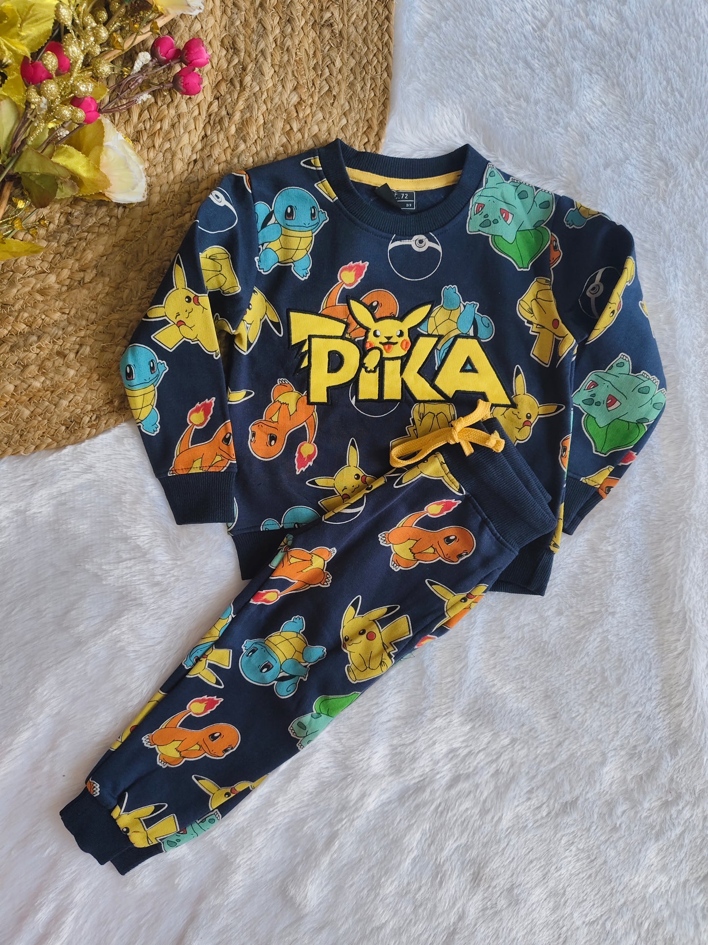 PIkachu bluey cordsets