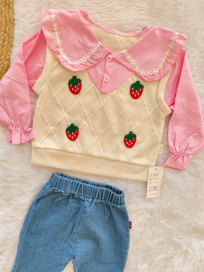 Strawberry and Elsa cord sets