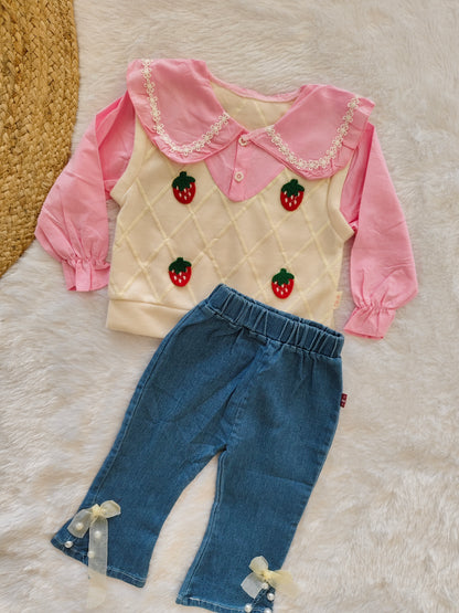 Strawberry and Elsa cord sets