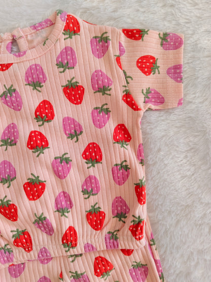 Strawberry and Flower cordset