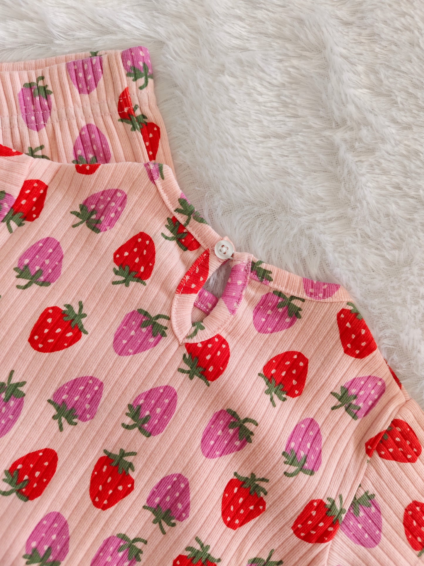 Strawberry and Flower cordset