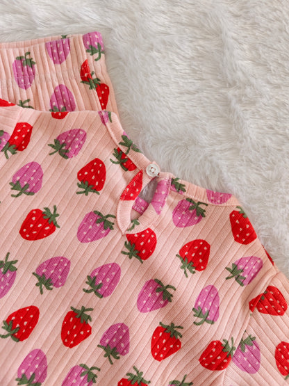 Strawberry and Flower cordset