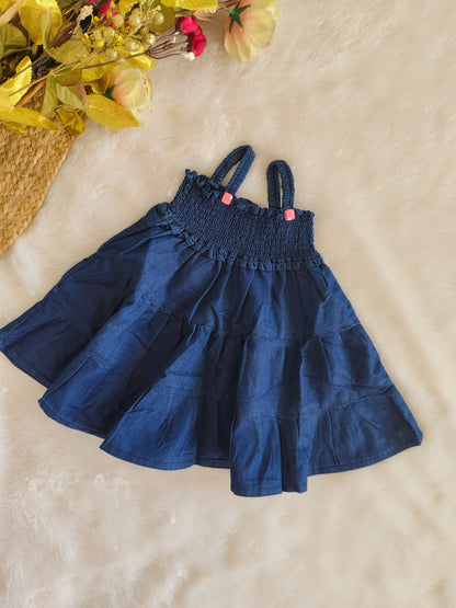 Denim frock
