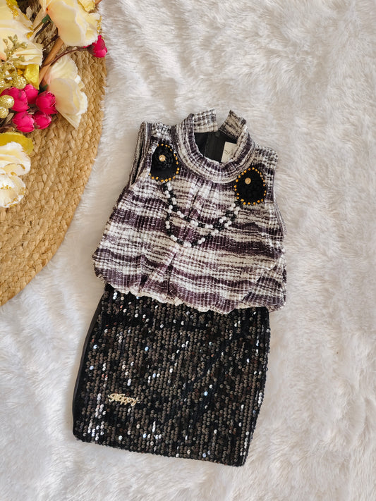 Pearl pop party dress