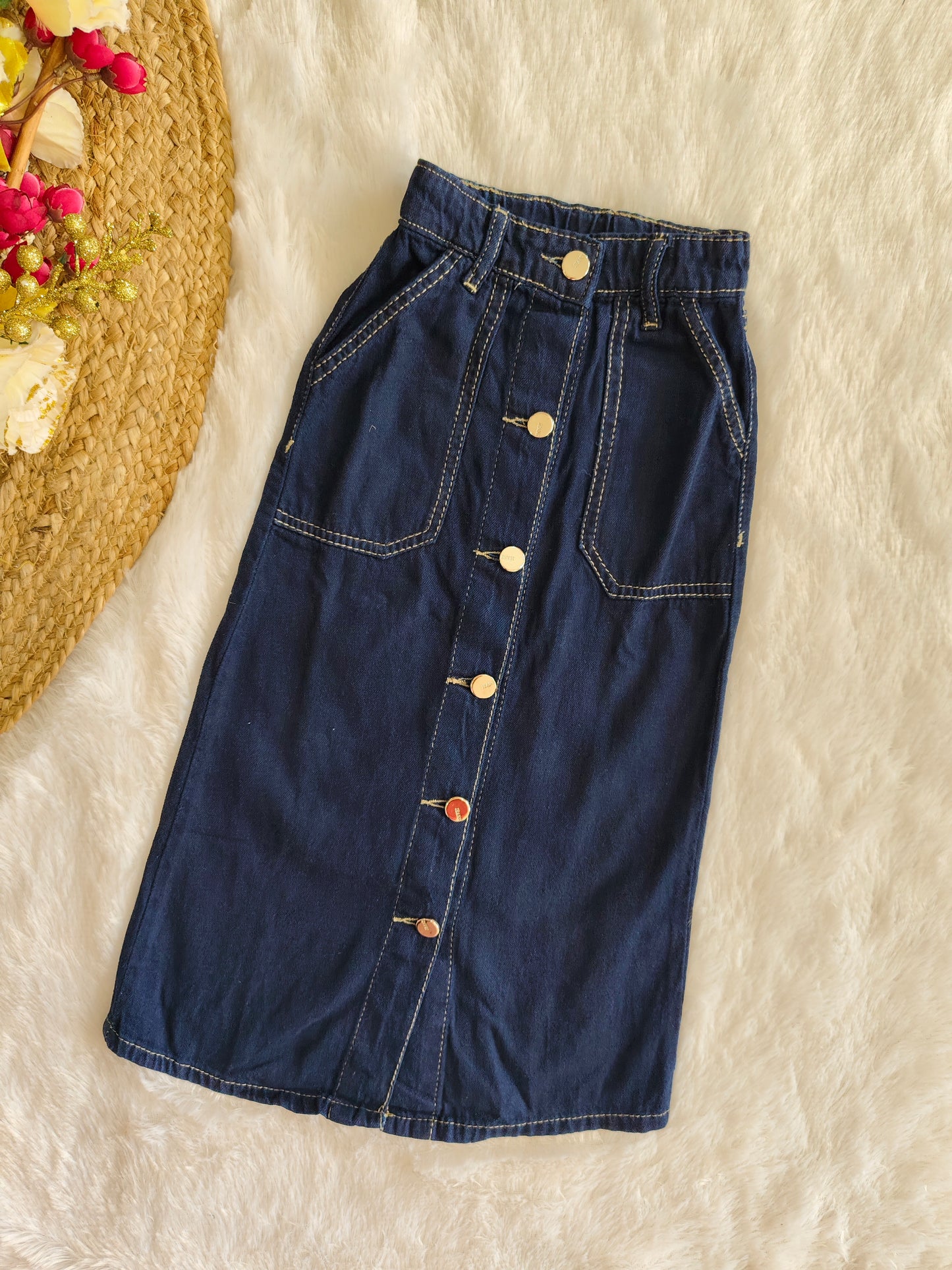 Denim skirt
