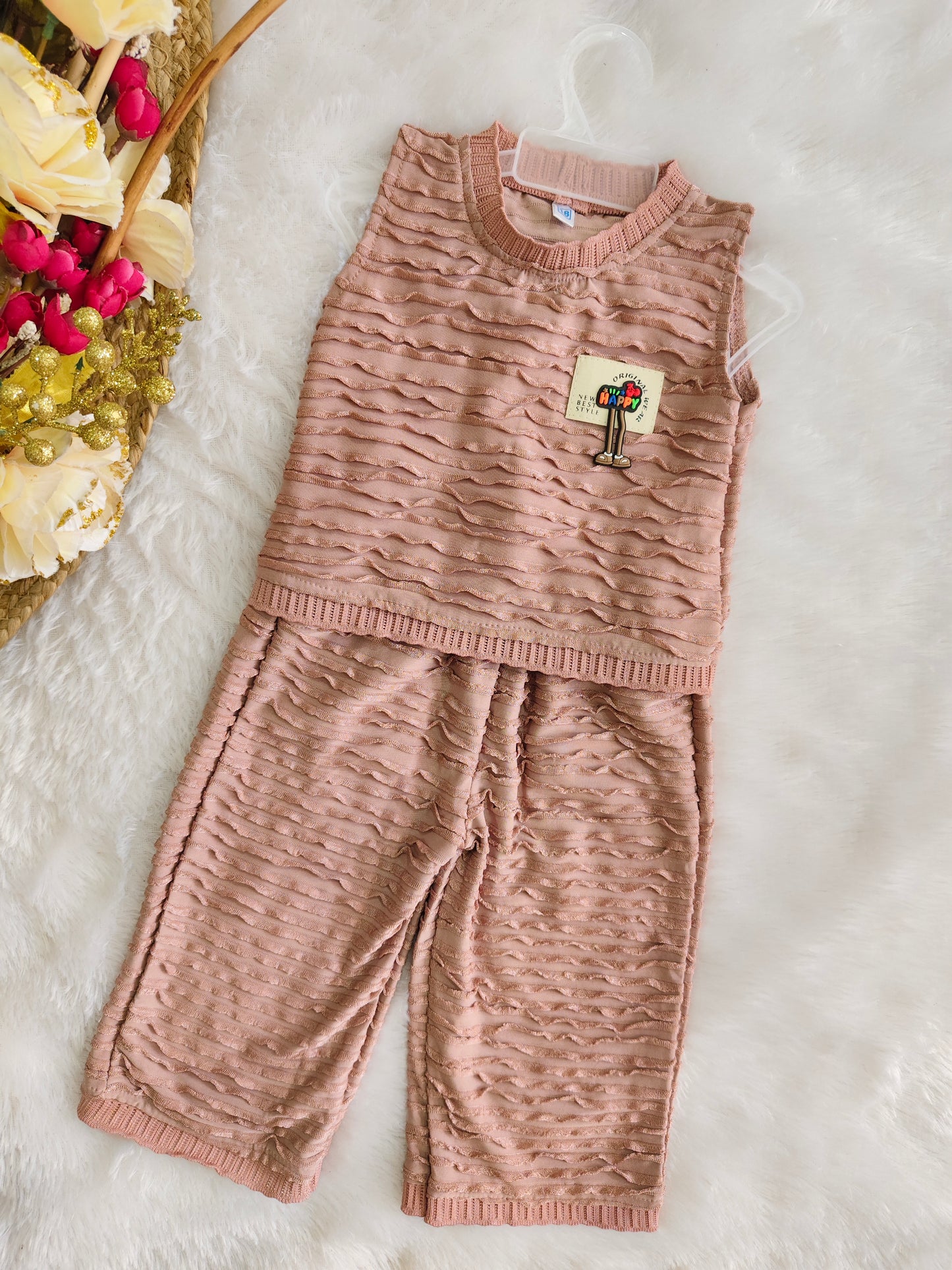 Classic black and pink cordset