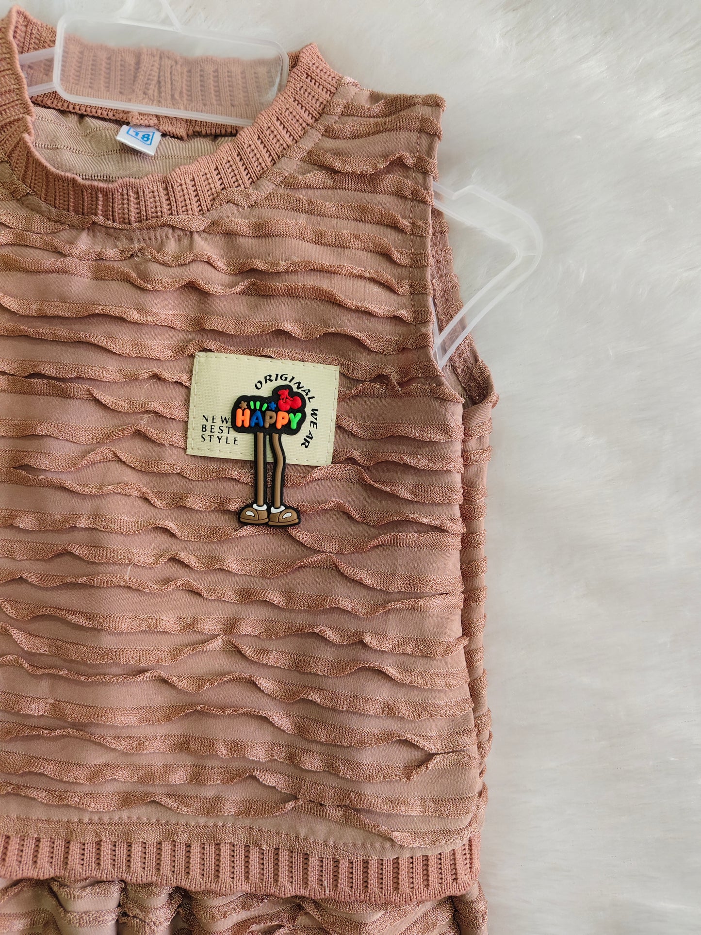 Classic black and pink cordset