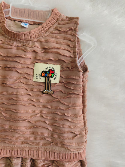 Classic black and pink cordset
