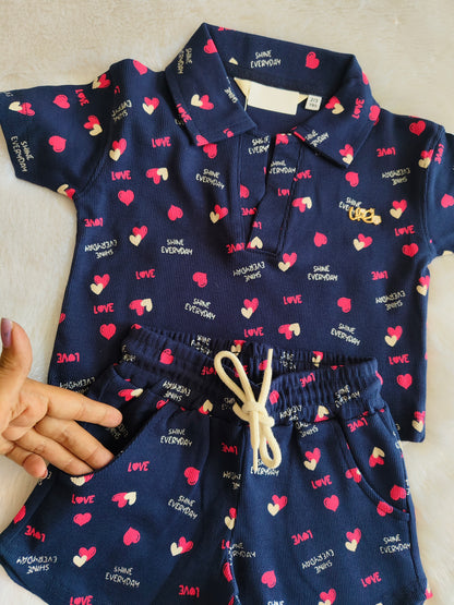 Heart and kitty summer set