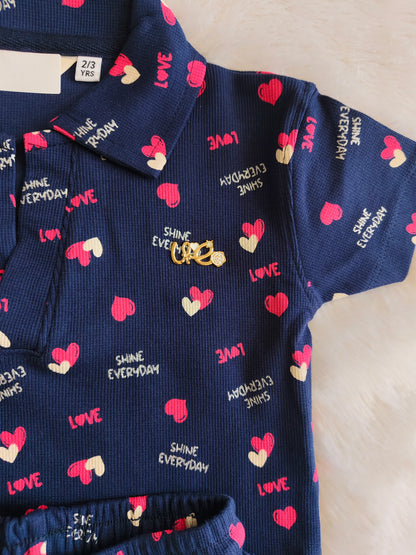 Heart and kitty summer set
