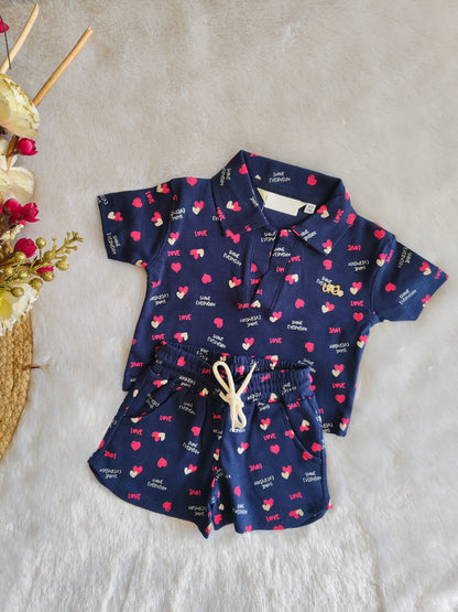 Heart and kitty summer set