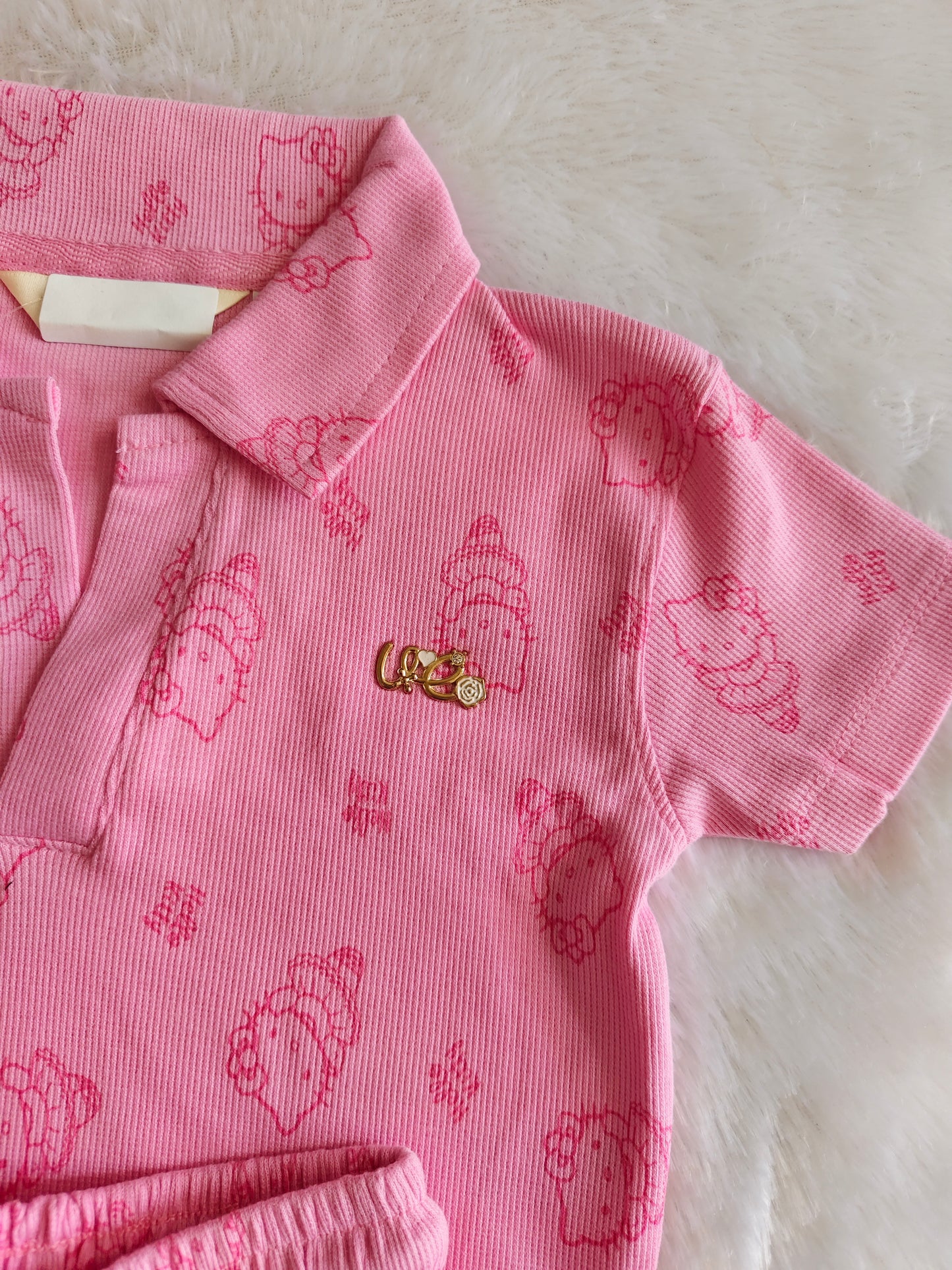 Heart and kitty summer set